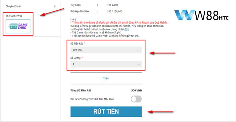 Kiểm tra thông tin đúng rồi nhấn rút tiền
