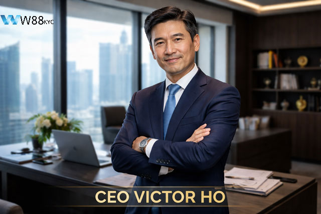 CEO Victor Ho W88 HTC 1 Chân dung CEO Victor Hồ - Người sáng lập và điều hành W88 HTC