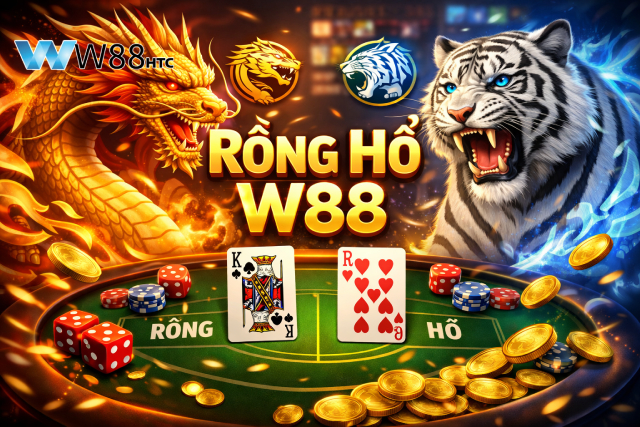 Chinh phục game bài Rồng Hổ W88 cùng chuyên gia W88 HTC
