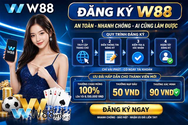 Hướng dẫn đăng ký W88 từ A-Z
