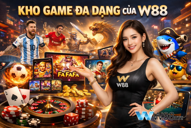 Giới thiệu W88 mang đến list game hot của nhà cái