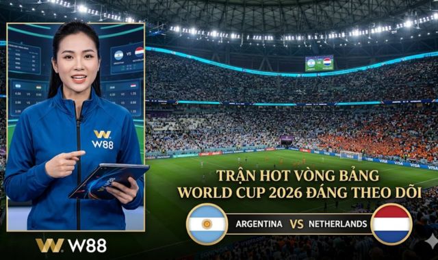 Hé Lộ Kèo Hot Vòng Bảng World Cup 2026 – 4 Trận Đấu Đáng Theo Dõi 2 Argentina vs Netherlands là kèo hot vòng bảng World Cup 2026